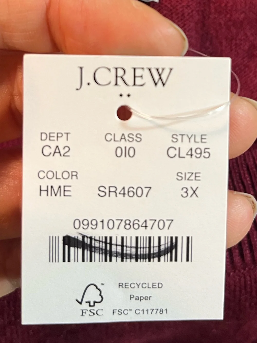 J.Crew Wool-blend boyfriend sweater